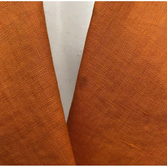 Versace Sport Orange Double Breast Linen Harlequin Flip Cuff Blazer Jacket Sz 40 - Picture 7 of 9